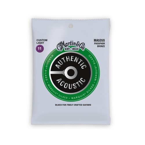 Martin Authentic Acoustic Marquis® Silked Guitar Strings