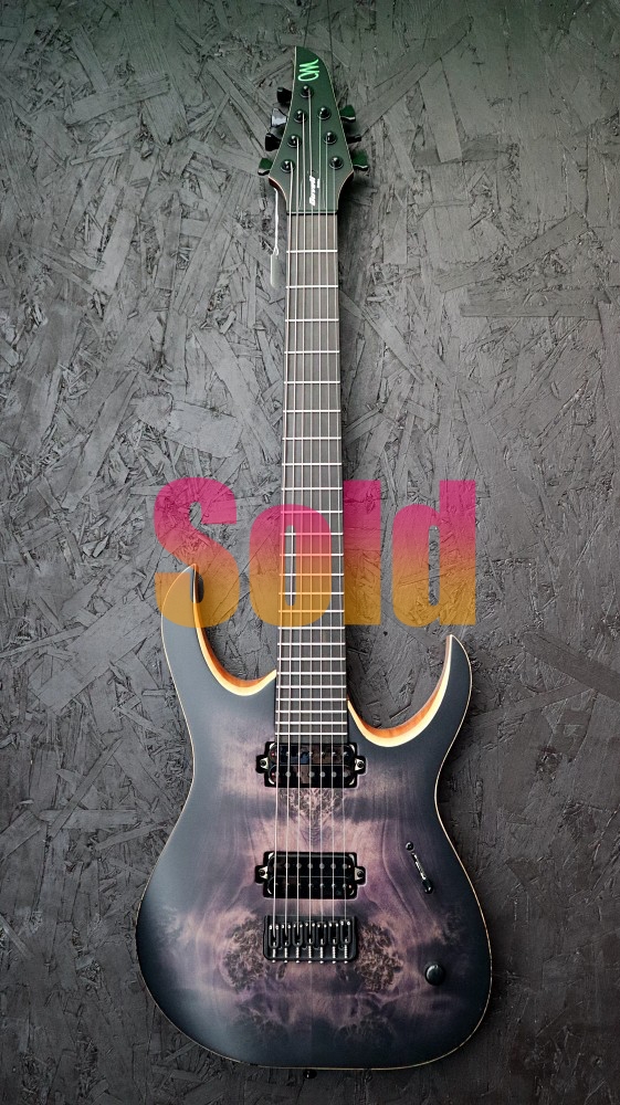 Mayones Duvell Elite 7 Dirty Burst Purple