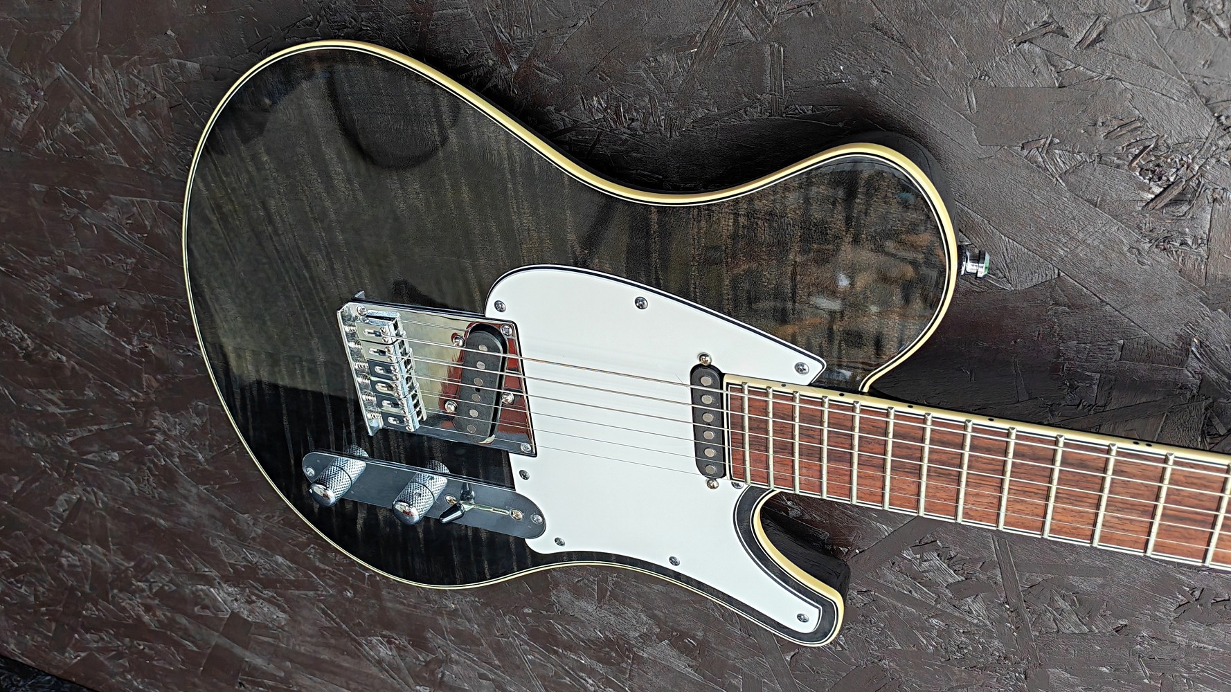 Mayones Legend T2 6 Graphite Burst Flamed Maple NOS – Bild 9