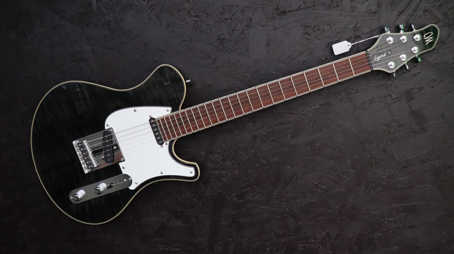 Mayones Legend T2 6 Graphite Burst Flamed Maple NOS – Bild 4